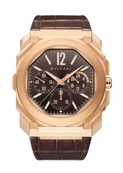 Bvlgari Octo Finissimo Chronograph Gmt Automatic Brown