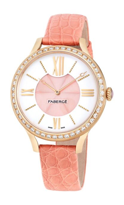 Fabergé Flirt Pink, White