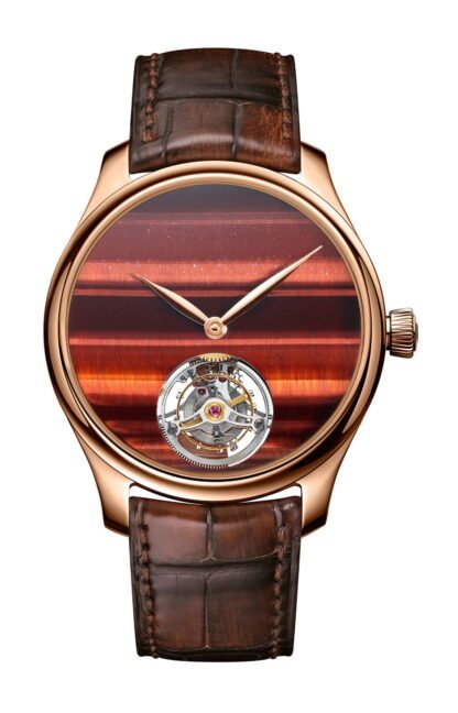 H. Moser & Cie Endeavour Tourbillon Concept Tiger’S Eye Brown