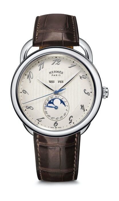 Hermès Arceau Grande Lune Silver