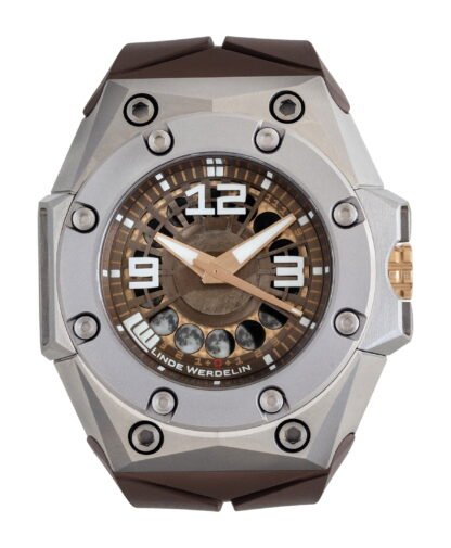 Linde Werdelin Oktopus Moon Brown, Gold