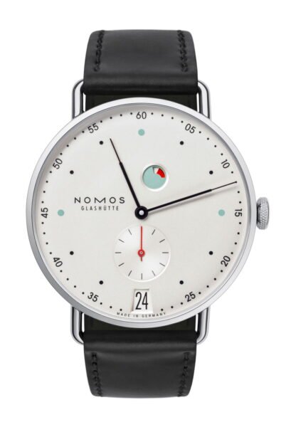 Nomos Glashütte Metro Date Power Reserve White