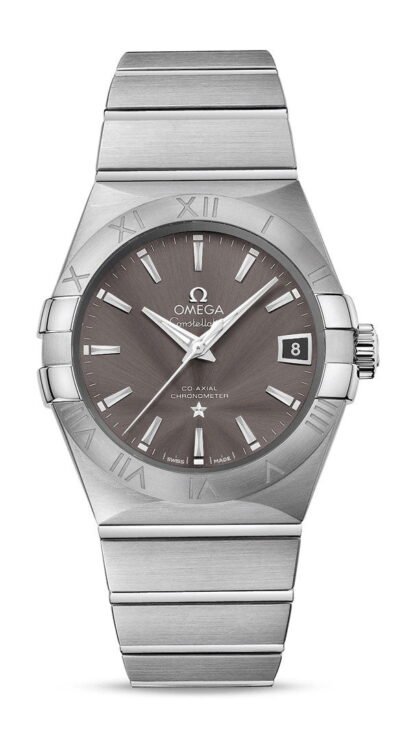 Omega Constellationco-Axial Chronometer 38 Mm Gray