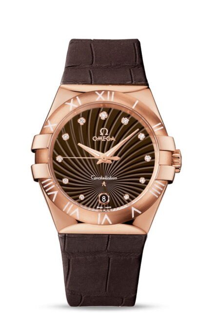 Omega Constellationquartz 35 Mm Brown