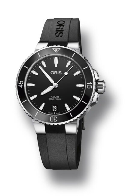 Oris Aquis Date Black