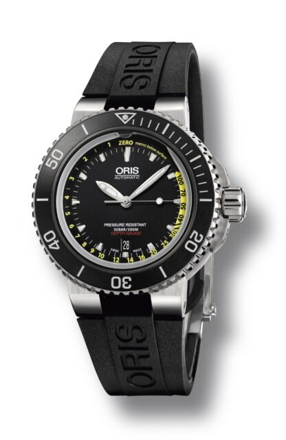 Oris Aquis Depth Gauge Black