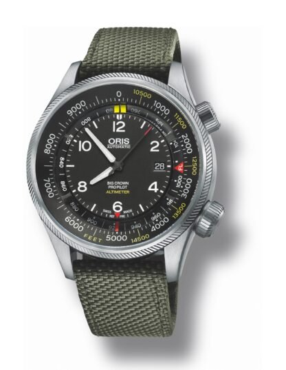 Oris Big Crown Propilot Altimeter With Fleet Scale Black