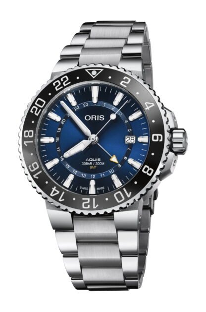 Oris Aquis Gmt Date Blue