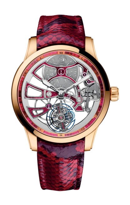 Ulysse Nardin Classico Skeleton Tourbillon Red, Silver