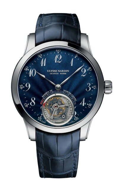 Ulysse Nardin Classico Ulysse Anchor Tourbillon Blue