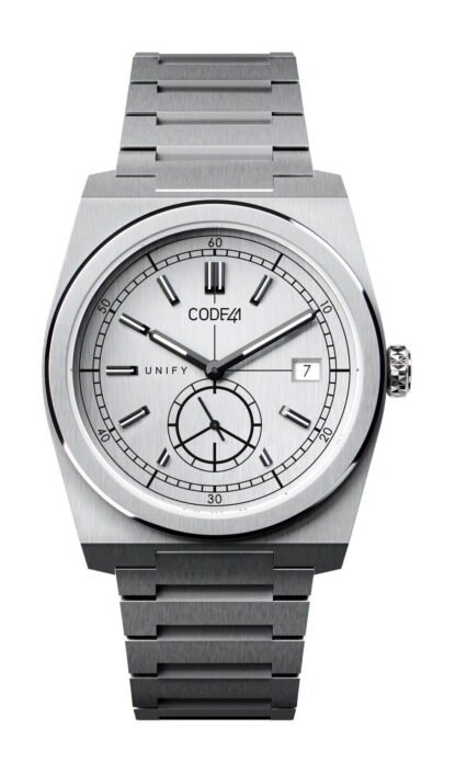 Code41 Unify Small Seconds Quartz Steel Silver