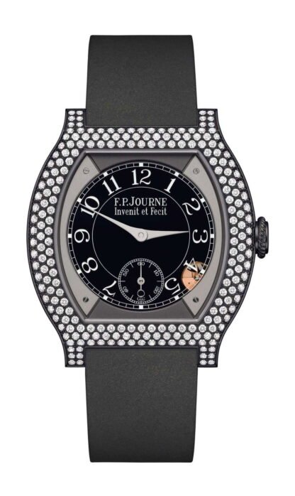 F.P.Journe Élégante 40 Titalyt 12 Rows Of Diamonds Black