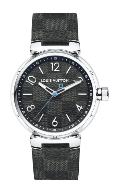 Louis Vuitton Tambour Damier Graphite Black