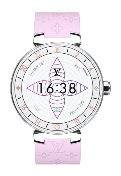 Louis Vuitton Tambour Horizon Monogram White