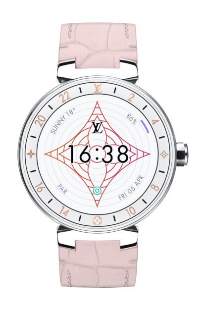 Louis Vuitton Tambour Horizon Monogram White