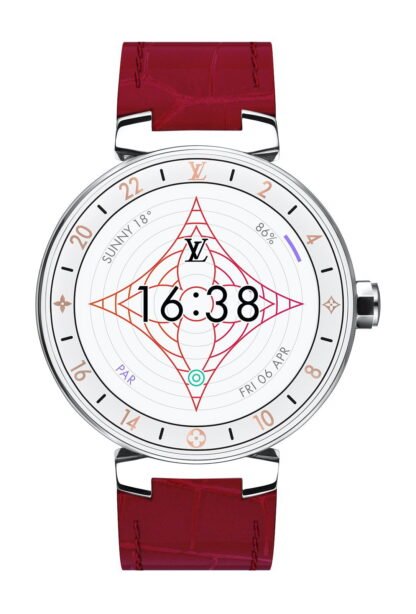 Louis Vuitton Tambour Horizon Monogram White