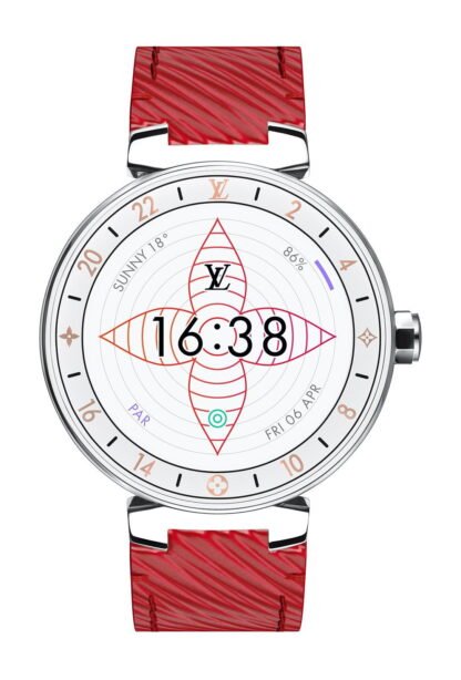 Louis Vuitton Tambour Horizon Monogram White